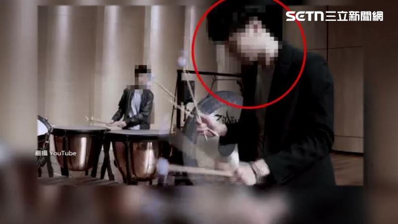 廖姓音樂家被譽為「打擊樂鬼才」,曾參與國家兩廳院演出