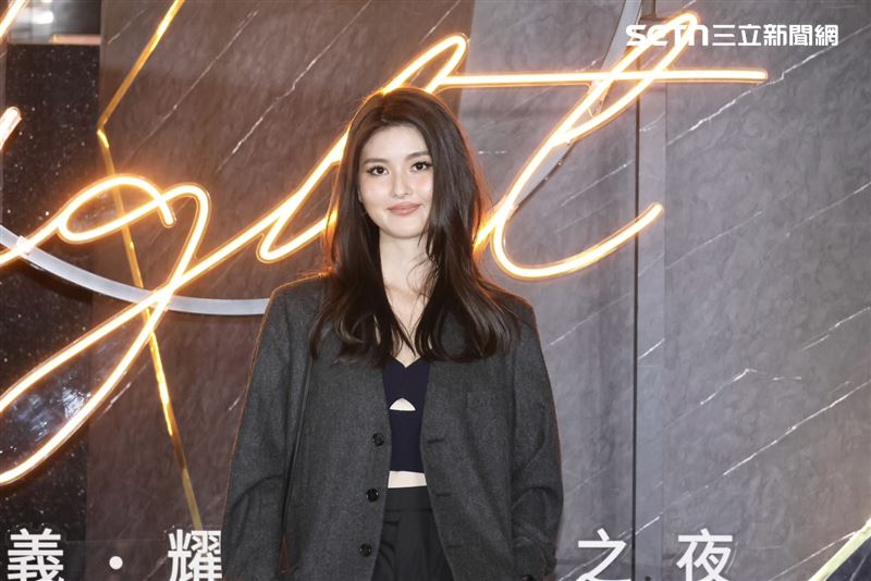 孫芸芸26歲女兒廖思惟(Trinity)在產後首度公開亮相。(圖/記者田俊彥攝影)