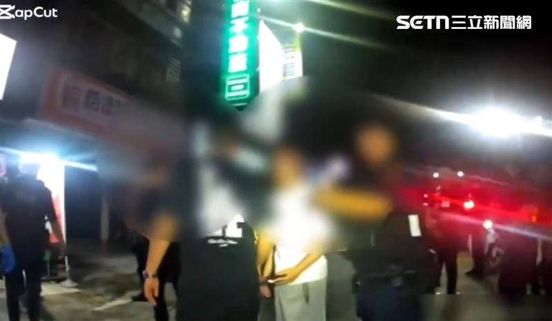 新北市新莊區中正路,發生一起酒後糾紛案件。(圖/翻攝畫面