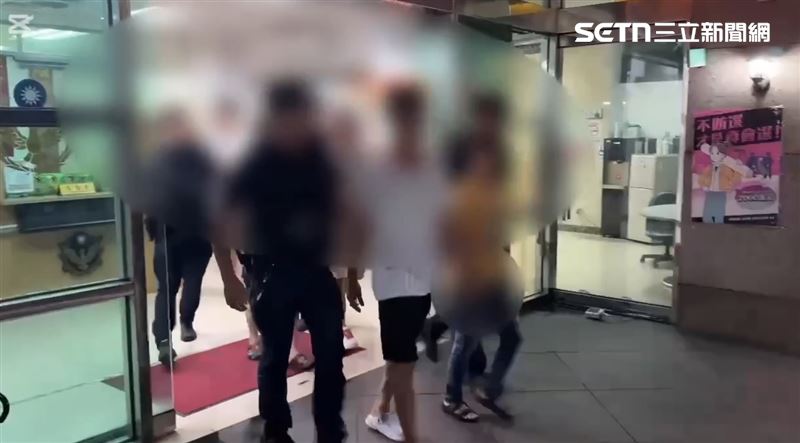新北市新莊區中正路,發生一起酒後糾紛案件。(圖/翻攝畫面