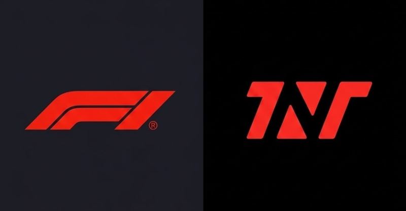時代少年團演唱會Logo與F1官方商標高度相似。(圖/翻攝自微博)