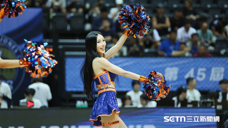 瓊斯盃啦啦隊「Just Make Girls」成員貝貝。（圖／記者劉彥池攝影）