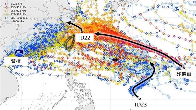 今年首颱登陸台灣?沙德爾威脅增恐發海警