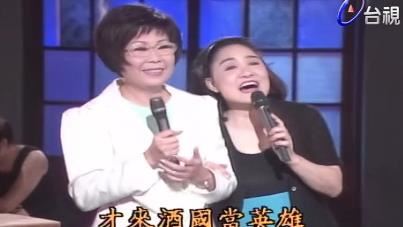 陳盈潔(右)與文英曾同台。(圖/翻攝台視YT)