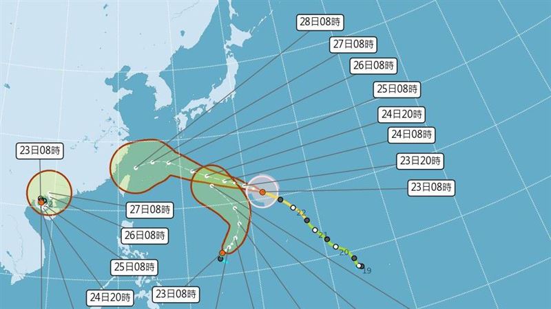 沙德爾進逼!「這2天」將帶來北台灣暴雨