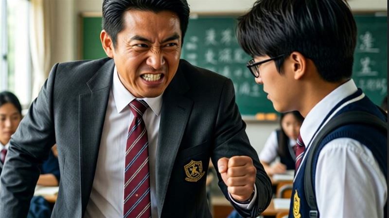 台中一名吳姓男子,因不滿女兒遭同學以髒話語音辱罵,憤而闖入私立高中校園,針對涉事學生狂飆髒話長達4分鐘。(示意圖/AI生成圖)