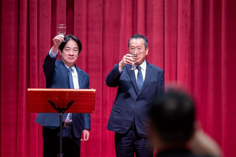 賴清德總統今(23)日與參戰官兵及遺族午宴。(圖/總統府提供)