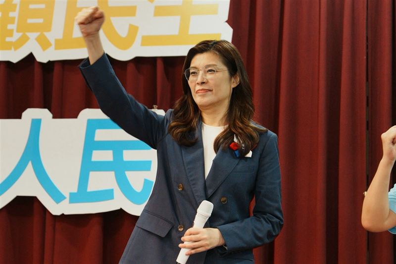 鄭麗文參加「金門小組長授證、婦女授證、幹部聯誼」活動(圖/國民黨提供)