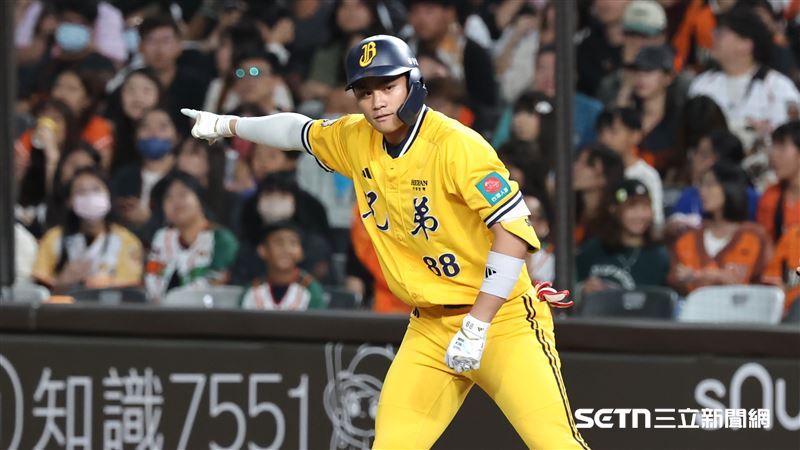 中信兄弟中外野手宋晟睿。(圖/記者劉彥池攝影)