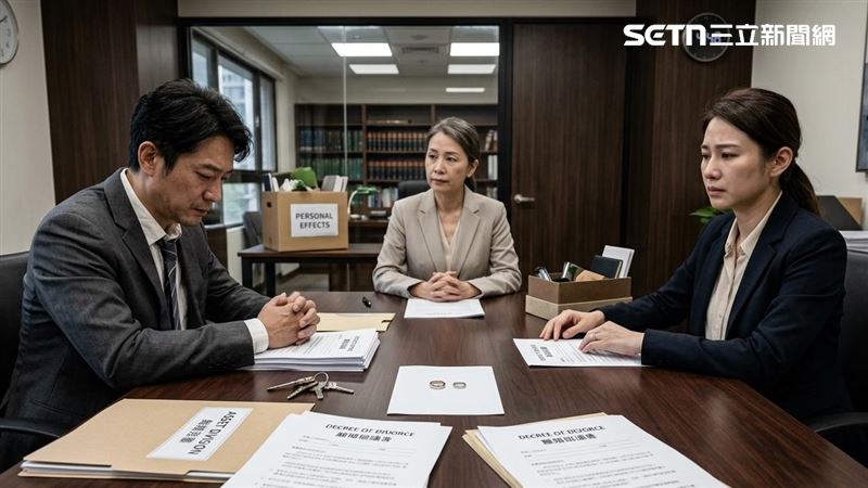 一對夫妻離婚,雙方協議丈夫將房屋及連帶的2千萬一併過戶給妻子,結果因妻子長年是家庭主婦,銀行拒絕轉移債務人,讓不動產處理部分喊卡。(AI示意/記者陳韋帆製)