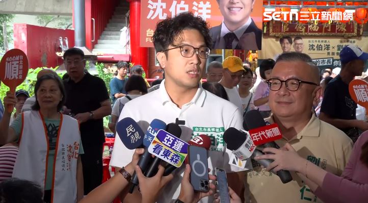 沈伯洋受訪。(圖/翻攝畫面)