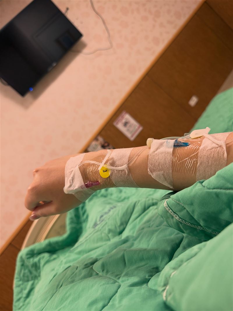 林真亦突入院。（圖／翻攝自林真亦臉書）