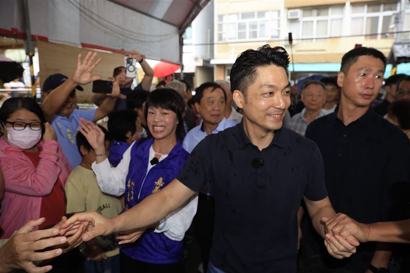 蔣萬安前往嘉義縣出席活動。(圖/翻攝畫面)