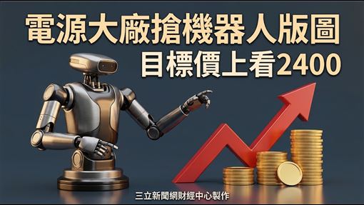 這電源大廠搶機器人版圖　目標價至2400元
