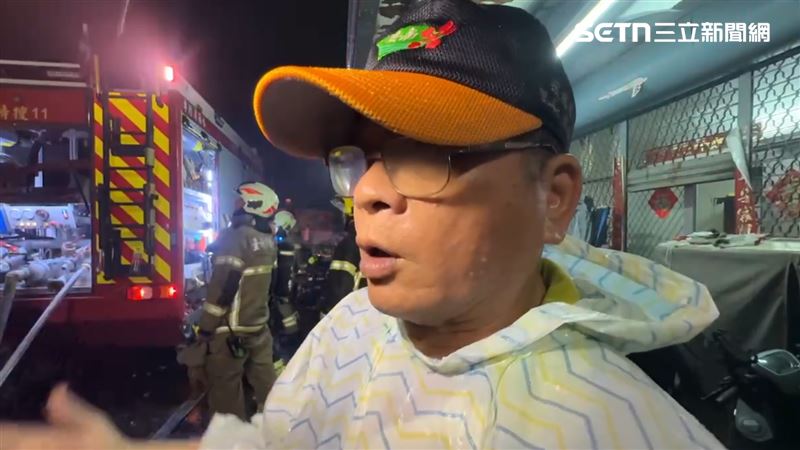 當初在災區忙進忙出、口口聲聲喊不知情的安南區理想里長鄭順,竟涉嫌重大被羈押禁見。(圖/翻攝畫面)