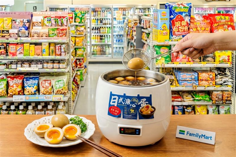 全家溏心蛋展百店,單顆限時23元。(圖/品牌業者提供)