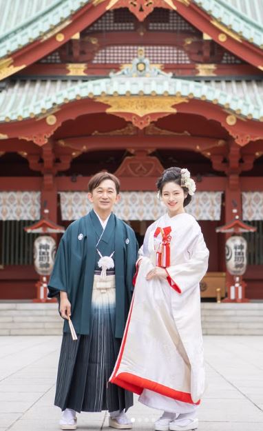 藤本露娜宣布與谷垣健治結婚。(圖/翻攝自IG @lunafujimotooo)