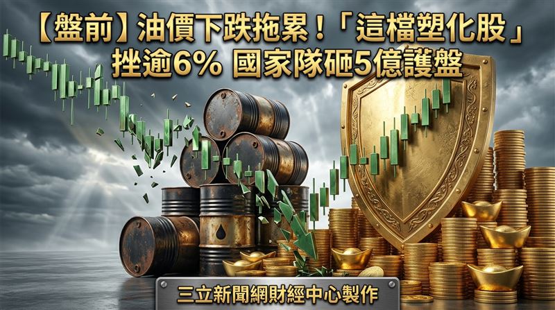 「這檔塑化股 」挫逾6%　國家隊砸5億護盤