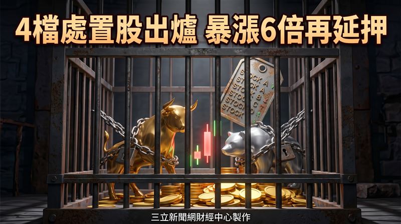 4檔處置股出爐　它3個月暴漲逾6倍再延押