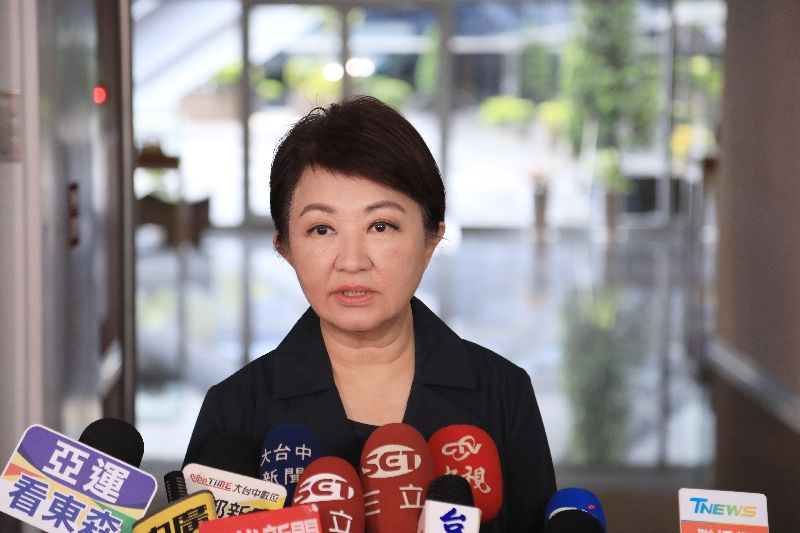 台中市長盧秀燕25日受訪表示,中市府會想辦法解決及接單,協助弱勢團體度過難關。(台中市政府提供)(圖/中央社)