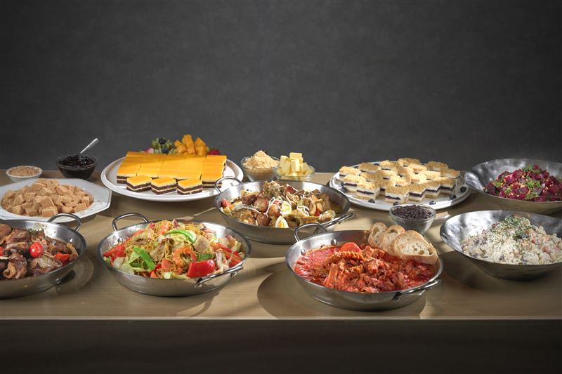 茹曦酒店Sunny Buffet自9月1日起至11月30日推出「環球異國美食節」，匯聚歐美亞多國經典佳餚。（圖／飯店旅宿業者提供）
