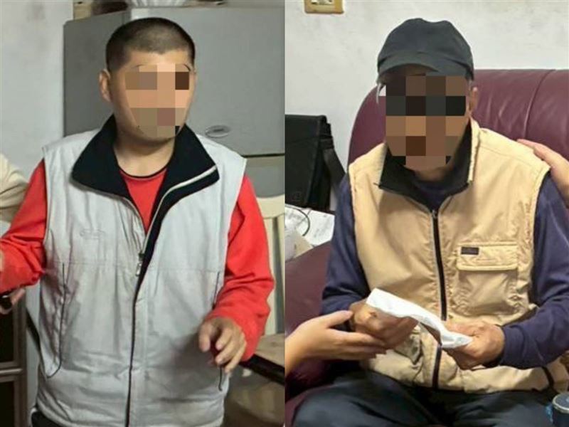 曾怕成「一屋兩命」!桃園阿銘伯猝逝,智障兒不知爸爸已死,不知情下伴屍至少一小時。圖左為阿銘伯兒子、右為阿銘伯。(圖/翻攝自《愛的延續公益協會》臉書)
