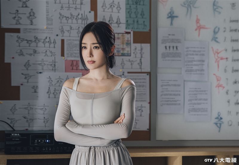 秦嵐在《亦舞之城》飾演頂尖舞者。(圖/八大電視提供)
