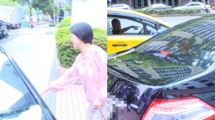 翁曉玲被嗆了!小黃司機按喇叭怒飆3個字