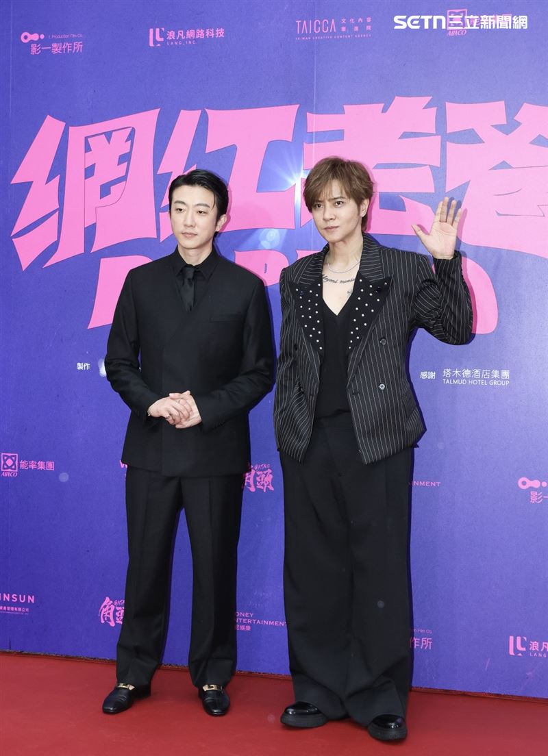 羅志祥在《網紅老爸》中飾演網紅SK。（圖／記者田俊彥攝影）