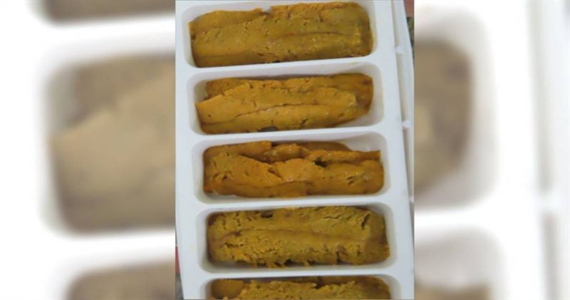 連鎖壽司品牌「爭鮮」進口的加拿大冷藏海膽卵,被驗出重金屬鎘超標。(圖/食藥署)