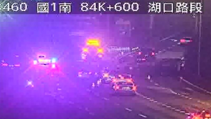第二起,發生在今天清晨4時24分。(圖/翻攝自高公局官網)