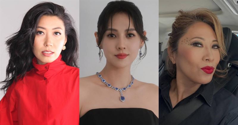 曲婉婷(左)、朱芯儀、李樂詩都曾罹患乳癌,勇敢走過乳房切除及治療歷程。(圖/翻攝自IG)