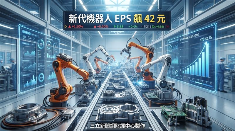 它賣1200台機器人　上半年EPS飆42.53元