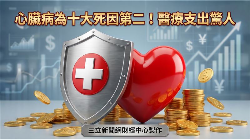 心臟病居十大死因第二　靠它補足醫療缺口