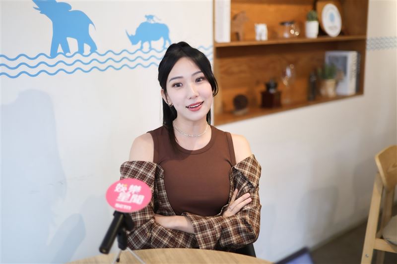 檸檬專訪現場戲魂上身演活壞小三角色。(圖/記者鄭孟晃攝影)