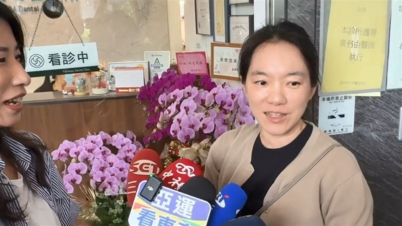陳幸妤直言,覺得放在別人的桌布,我心裡有點怪怪的。(圖/翻攝畫面)