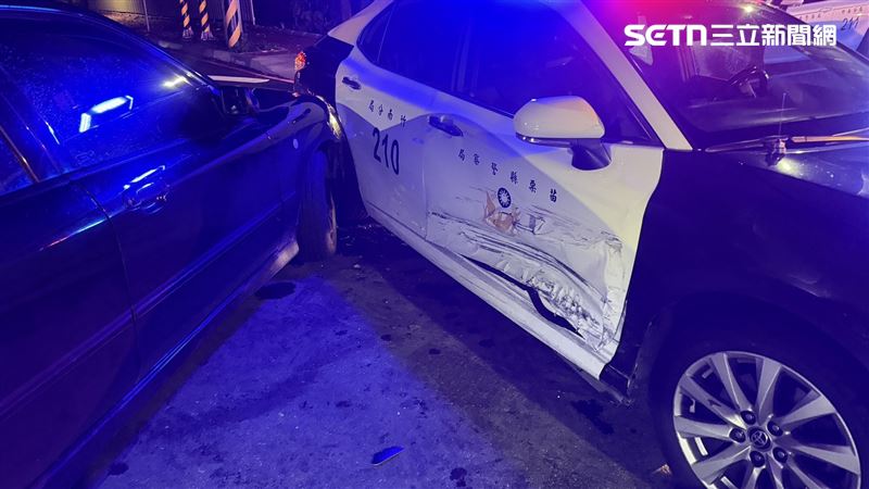 苗栗無照男毒駕拒檢撞警車！最高可罰18萬