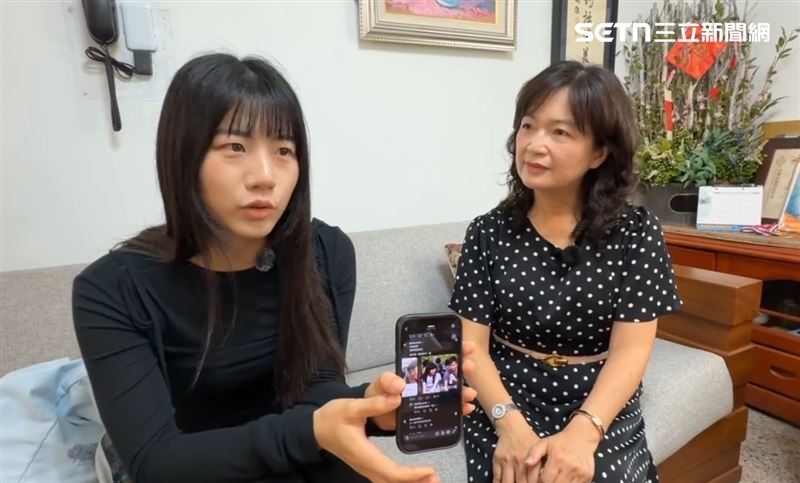 無端捲入別人的婚姻風暴,宋小姐不堪其擾,被逼得親自露臉自清「我不是許芊芊」。(圖/翻攝畫面)