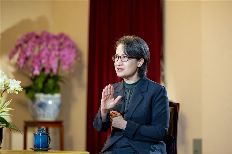 蕭美琴強調,台灣不能讓北京政權誤判台灣自我防衛的決心(圖/總統府提供)
