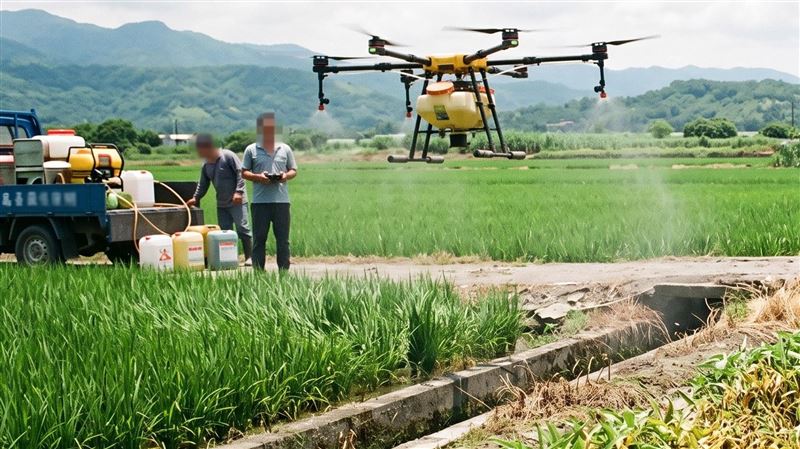 無人機噴藥鄰田心血枯萎…農民慘虧18.5萬