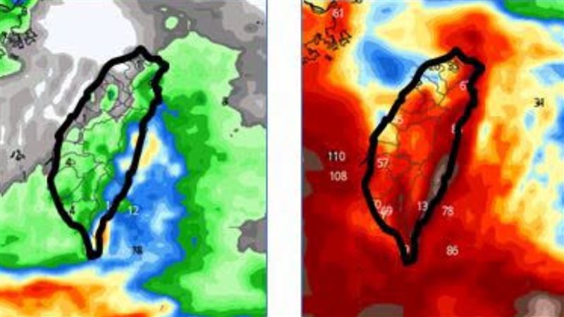 新颱恐接力時間曝！這天起「雨炸到發黑」