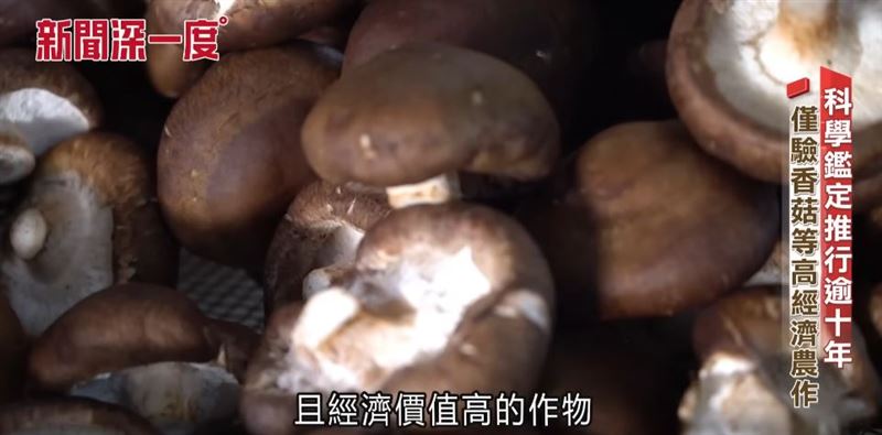 目前農業部只針對能久放之作物有做鑑定檢測