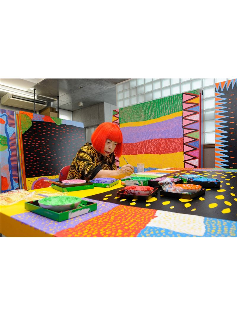 草間彌生辭世。(圖/翻攝自IG @yayoikusamamuseum)