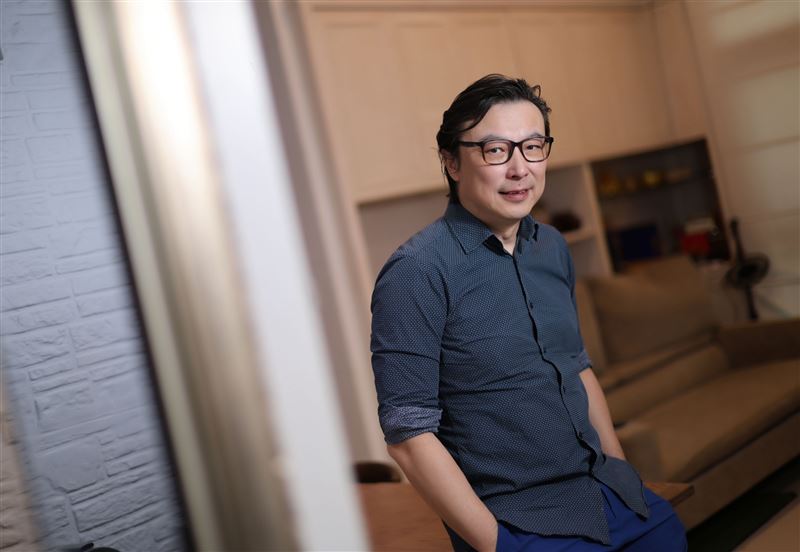 林煒以演員身份發展近30年,期望給自己一些新的挑戰。(圖/記者鄭孟晃攝影)