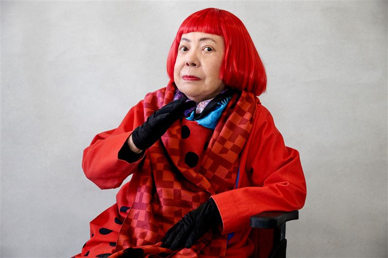 草間彌生(Kusama Yayoi)逝世。(圖/翻攝自IG @yayoikusamamuseum)