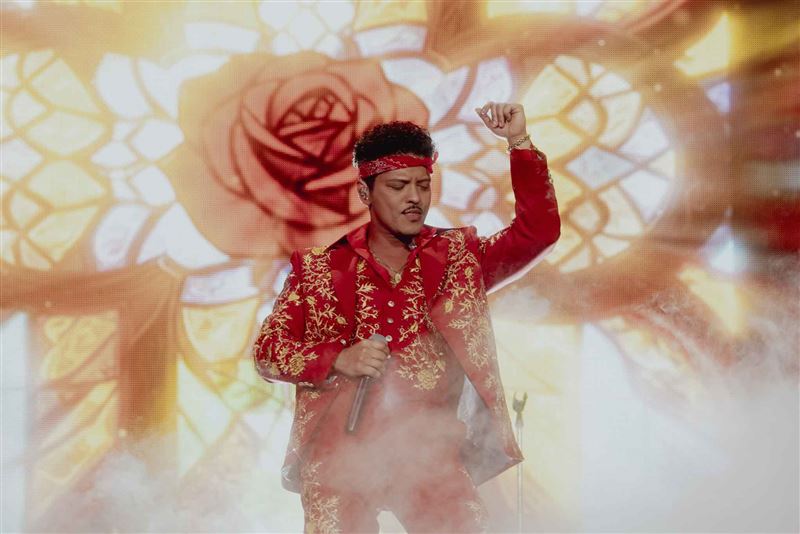 Bruno Mars(火星人布魯諾)即將登上高雄世運主場館開唱。(圖/Live Nation Taiwan提供)