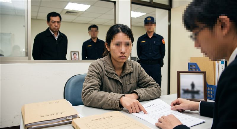 丈夫9年前赴香港再出海從事不法走私,途中遇船難沉沒,船長獲救卻隱瞞還有人落海待救的消息,死者妻子認為丈夫遭蓄意謀殺憤而提告。(示意圖/AI製圖)