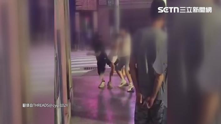 基隆中元祭散場衝突！3男街頭上演全武行