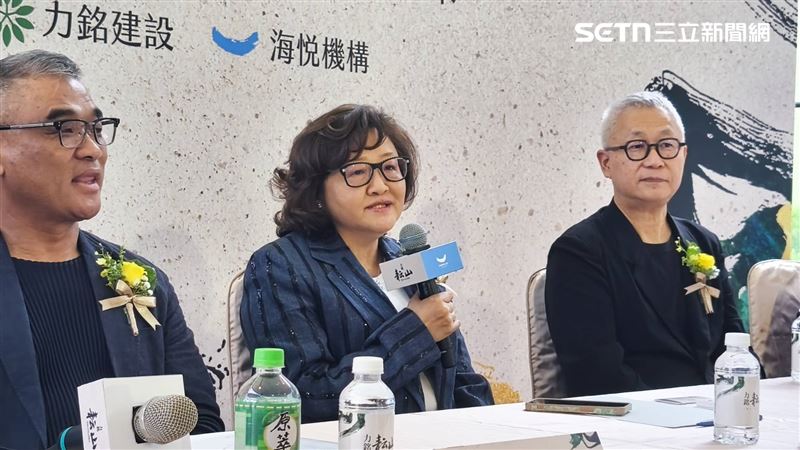 力麗集團、前力麒建設董座郭淑珍另起爐灶開設「力銘建設」,選址北士科輝達特區,今日推出首案「力銘耘山」。(圖/記者陳韋帆攝影)