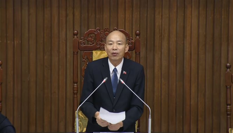 表決系統故障重開機！韓國瑜對立委喊這句